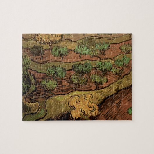 ファンゴッホオリーブの木々が丘の斜面に ジグソーパズル (横)