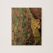 ファンゴッホオリーブの木々が丘の斜面に ジグソーパズル (縦)