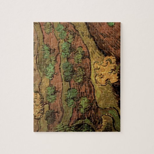 ファンゴッホオリーブの木々が丘の斜面に ジグソーパズル (縦)