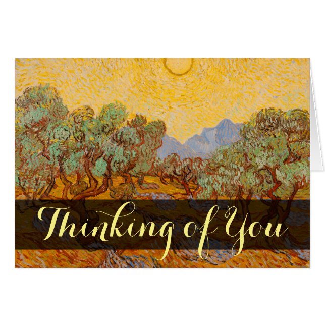 ファンゴッホオリーブツリーイエローサンスカイ (正面横)