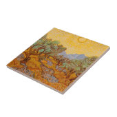 ファンゴッホオリーブツリーイエローサンスカイ タイル (側面)