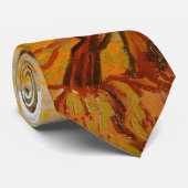 ファンゴッホオリーブツリーイエローサンスカイ ネクタイ (ロール)