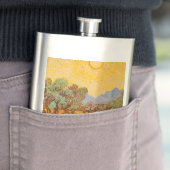 ファンゴッホオリーブツリーイエローサンスカイ フラスク (インサイチュ)