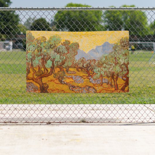 ファンゴッホオリーブツリーイエローサンスカイ 横断幕 (インサイチュ)