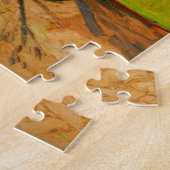 ファンゴッホオレアンダースと書籍のフローラアートと花瓶 ジグソーパズル (側面)