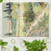 ファンゴッホガーデンアットアルレス1888 キッチンタオル (折り畳み)