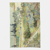 ファンゴッホガーデンアットアルレス1888 キッチンタオル (縦)