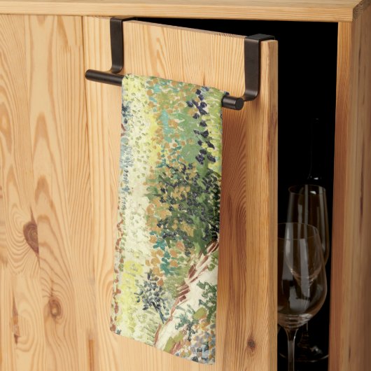ファンゴッホガーデンアットアルレス1888 キッチンタオル (三つ折り)