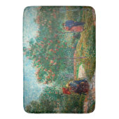 ファンゴッホガーデンインモンマルトル恋人と バスマット (正面縦)