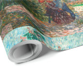 ファンゴッホガーデンインモンマルトル恋人と ラッピングペーパー (ロールコーナー)