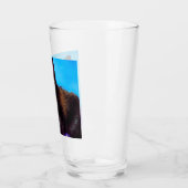 ファンゴッホキャット&フラワーズ タンブラーグラス (左)