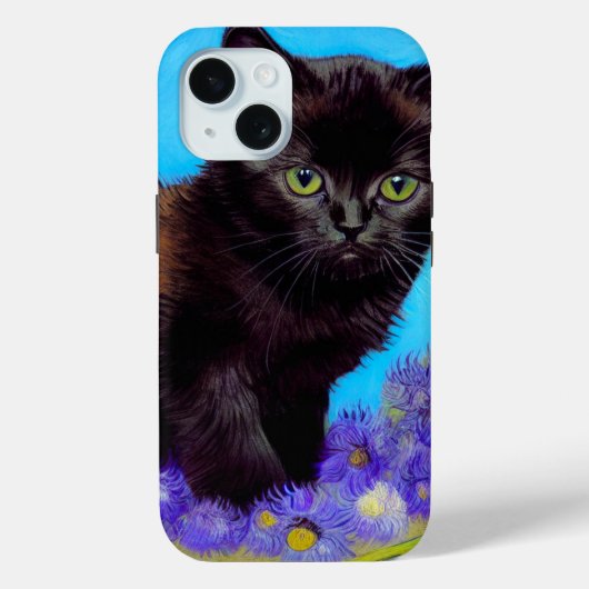 ファンゴッホキャット&フラワーズ Case-Mate iPhoneケース (裏面)