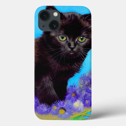 ファンゴッホキャット&フラワーズ Case-Mate iPhoneケース (裏面)