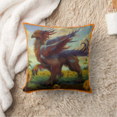 ファンゴッホグリフィン昼夜 クッション (ブランケット)