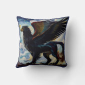 ファンゴッホグリフィン昼夜 クッション (裏面)