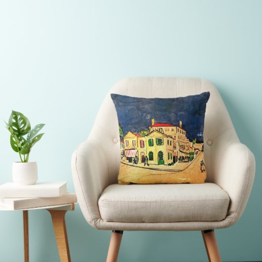 ファンゴッホザイエローハウス クッション (椅子)