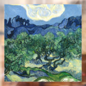 ファンゴッホザオリーブの木の風景絵画ズ ウィンドウサイン (シート2)