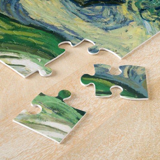 ファンゴッホザオリーブの木の風景絵画ズ ジグソーパズル (側面)