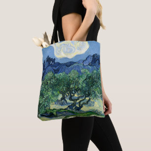 ファンゴッホザオリーブの木の風景絵画ズ トートバッグ
