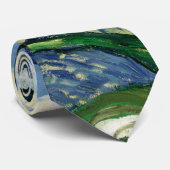 ファンゴッホザオリーブの木の風景絵画ズ ネクタイ (ロール)