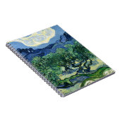 ファンゴッホザオリーブの木の風景絵画ズ ノートブック (右側)