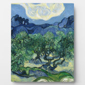ファンゴッホザオリーブの木の風景絵画ズ フォトプラーク (正面)