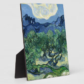 ファンゴッホザオリーブの木の風景絵画ズ フォトプラーク (側面)