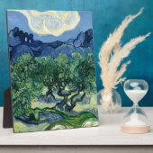 ファンゴッホザオリーブの木の風景絵画ズ フォトプラーク (側面)