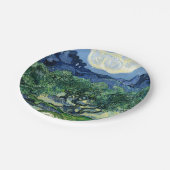 ファンゴッホザオリーブの木の風景絵画ズ ペーパープレート (アングル)