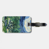 ファンゴッホザオリーブの木の風景絵画ズ ラゲッジタグ (裏面横)