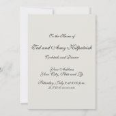 ファンゴッホザオリーブの木の風景絵画ズ 招待状 (裏面)