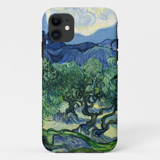 ファンゴッホザオリーブの木の風景絵画ズ Case-Mate iPhoneケース (裏面)