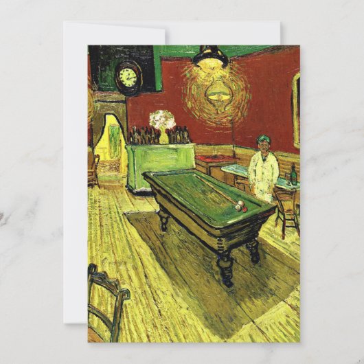 ファンゴッホザナイトカフェ カード (正面)