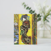 ファンゴッホジャポネシリーおいらん葉書 ポストカード (スタンド正面)