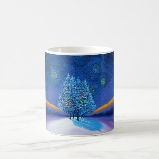 ファンゴッホスタイルクリスマス ツートーンマグカップ (中央)