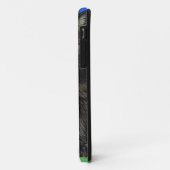 ファンゴッホスタイルブラックキッテン Case-Mate iPhoneケース (裏面/左)