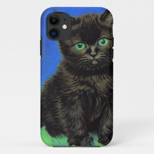 ファンゴッホスタイルブラックキッテン iPhone 11 ケース
