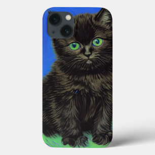 ファンゴッホスタイルブラックキッテン iPhone 13ケース
