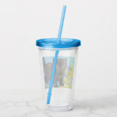 ファンゴッホスタイル猫ひまわり アクリルタンブラー (裏面)