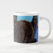 ファンゴッホスタイル猫ひまわり ジャンボコーヒーマグカップ (右)