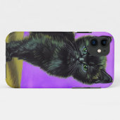 ファンゴッホスタイル猫 Case-Mate iPhoneケース (裏面(横))