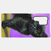 ファンゴッホスタイル猫 SAMSUNG GALAXYケース (裏面横)