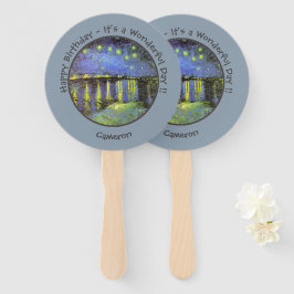 ファンゴッホスタリーナイトオーバーザローネパーティーアイテム ハンドファン