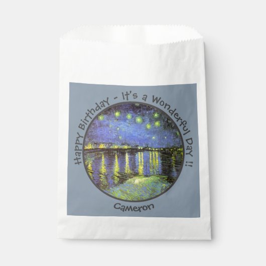 ファンゴッホスタリーナイトオーバーザローネパーティーアイテム フェイバーバッグ (正面)