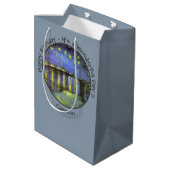 ファンゴッホスタリーナイトオーバーザローネパーティーアイテム ミディアムペーパーバッグ (裏面アングル)