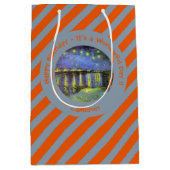 ファンゴッホスタリーナイトオーバーザローネパーティーアイテム ミディアムペーパーバッグ (正面)