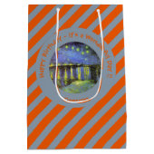 ファンゴッホスタリーナイトオーバーザローネパーティーアイテム ミディアムペーパーバッグ (裏面)