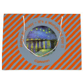 ファンゴッホスタリーナイトオーバーザローネパーティーアイテム ラージペーパーバッグ (正面)