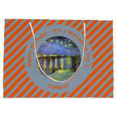 ファンゴッホスタリーナイトオーバーザローネパーティーアイテム ラージペーパーバッグ (裏面)