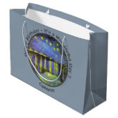 ファンゴッホスタリーナイトオーバーザローネパーティーアイテム ラージペーパーバッグ (裏面アングル)